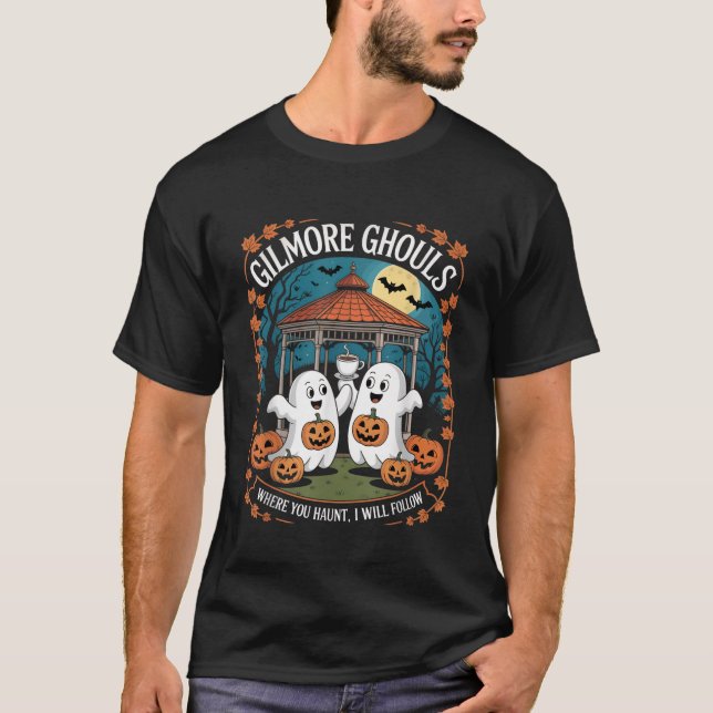 T-shirt Gilmore Ghouls Où Vous Avez Haunt, Je Suis Appa (Devant)