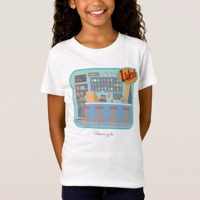 T-Shirt Gilmore Girls | Luke's Diner Graphic (Devant)