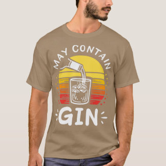 T-shirt GIN Peut Contenir Un Don Gin