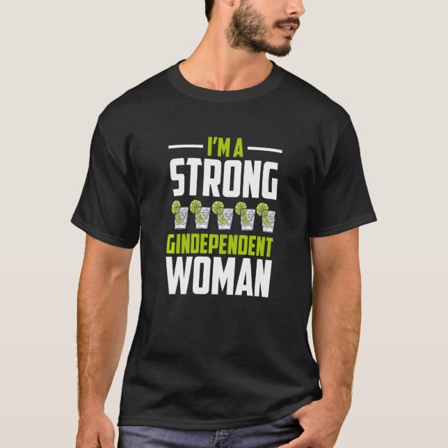 T-shirt Gin Tonic Long Boire Gin Boire Cocktail Gin Et (Devant)