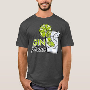 T-shirt Gin Tonic Longdrink Drinker Party JGA Cadeau 5