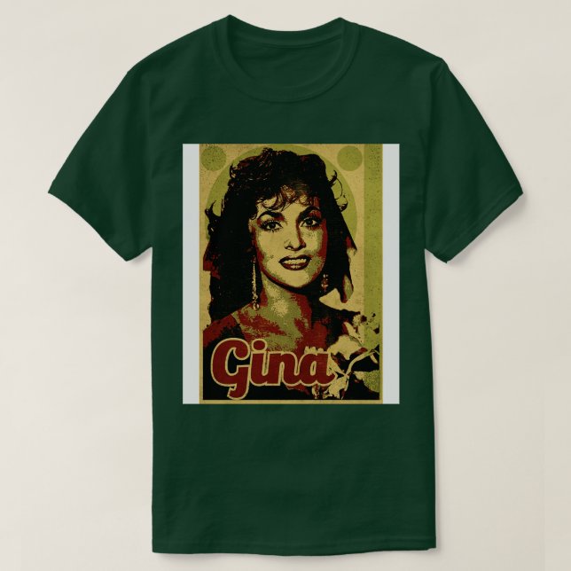 T-shirt Gina Beauté Vintage (Design devant)