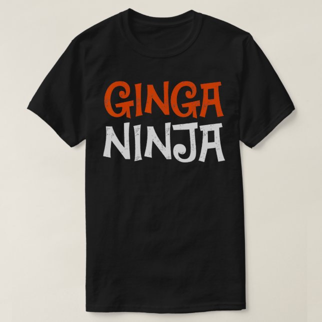T-shirt Ginga Ginga Ninja, Ginga Ginga, Ginga, Dit (Design devant)