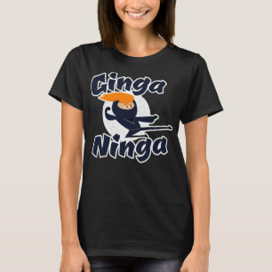 T-shirt Ginga Ninga - Drôle Redhead Ninja Cadeau