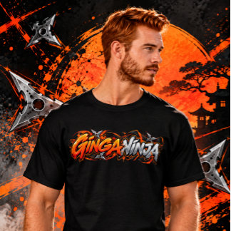 T-shirt Ginga Ninja – Drôle de Roux et Roux
