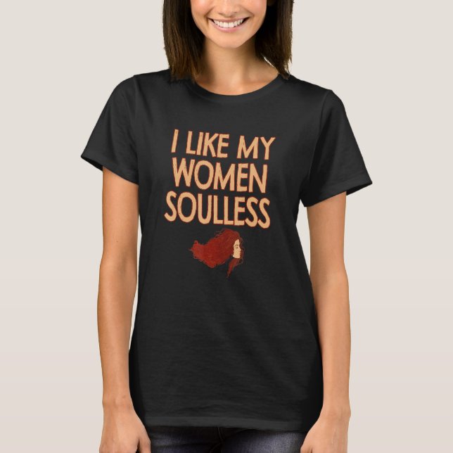 T-shirt Ginge Rousse Blonde Fraise Séductrice Sans Âme    (Devant)
