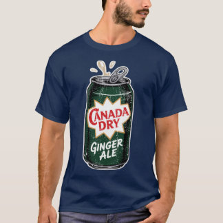 T-shirt Ginger Ale Soda Peut vintage