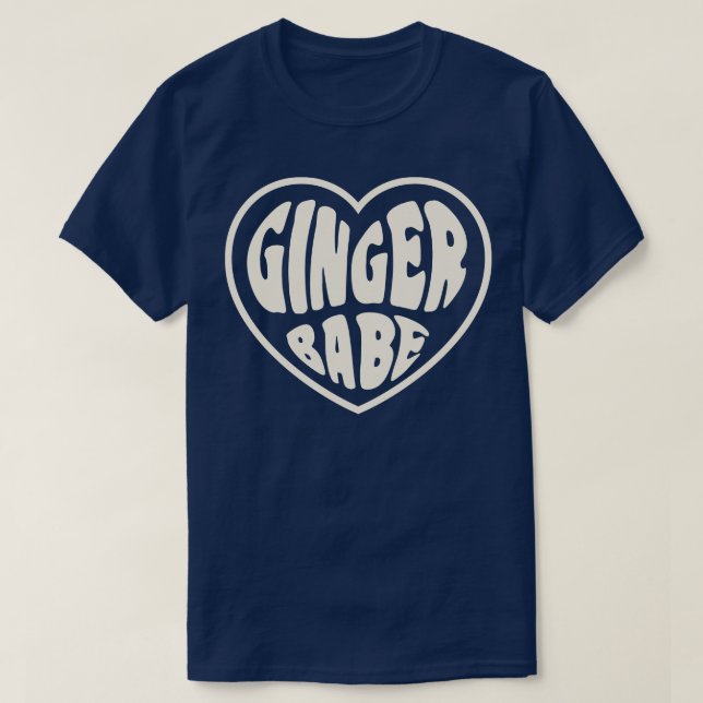 T-shirt Ginger Babe cadeau pour Redhead Irish Girl St Patr (Design devant)
