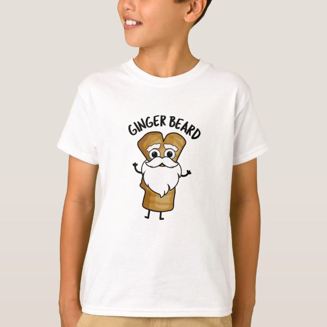 T-shirt Ginger Beard Drôle Pain d'épices Pain d'épices Pun (Devant)