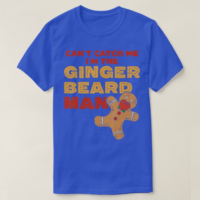 T-shirt Ginger Beard Man Drôle Hipster s Chromosome 4 (Design devant)