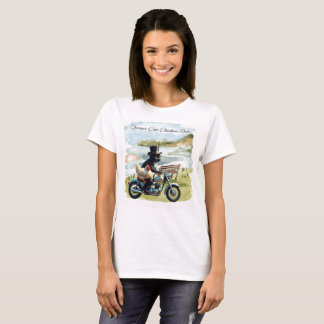 T-shirt Ginger Cat Chicken Ride