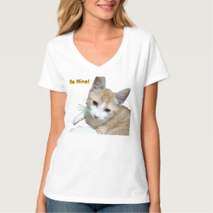 T-shirt Ginger Cat, Drôle Texte, Personnaliser Avec Votre 