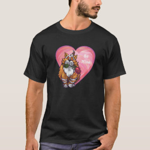 T-shirt Ginger Cat Saint-Valentin