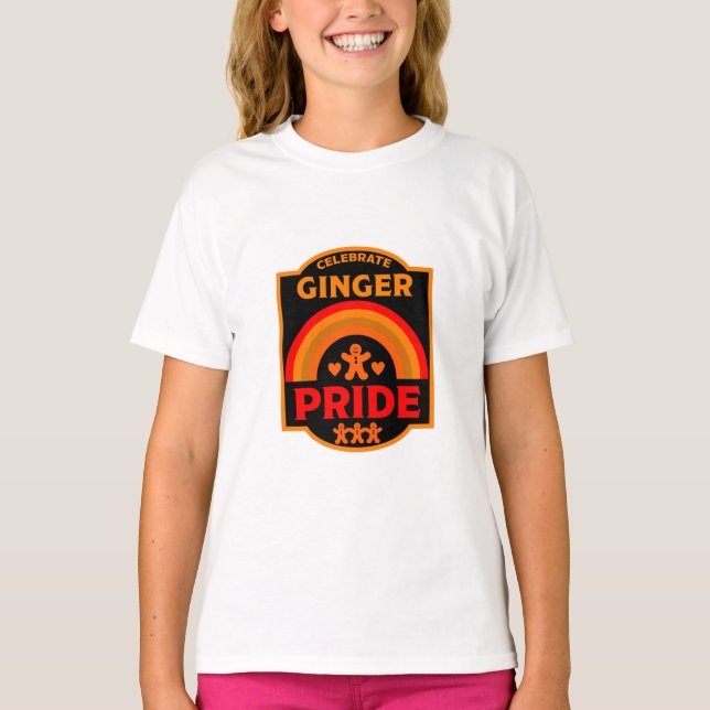 T-shirt Ginger Haired Pride (Devant)