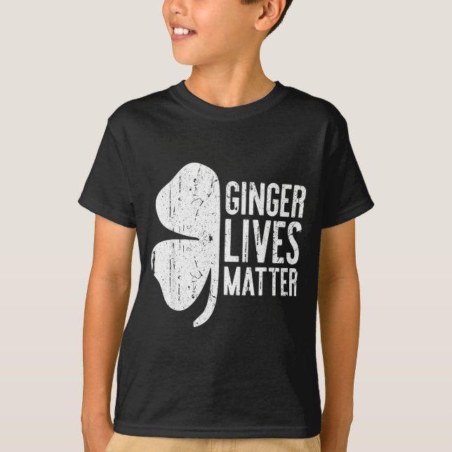 T-shirt Ginger Lives Shirt Irish Men Women St Patricks Day (Devant)