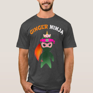 T-shirt Ginger Ninja Multitâche filles Redhead Ginga