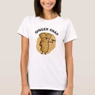 T-shirt Ginger Snap Funny Food Herb Spice Pun