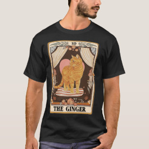 T-shirt Ginger Tarot Card Ginger Tabby Cat Ginger Cat