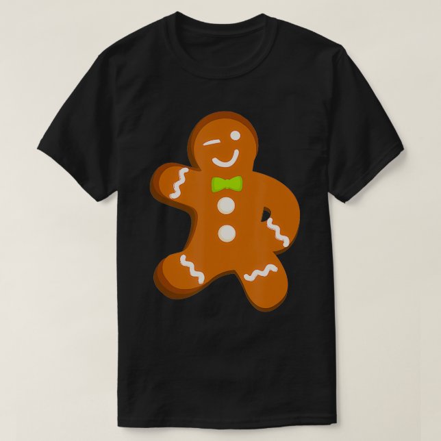 T-shirt Gingerbread Man Christmas Cookie Baking Team (Design devant)