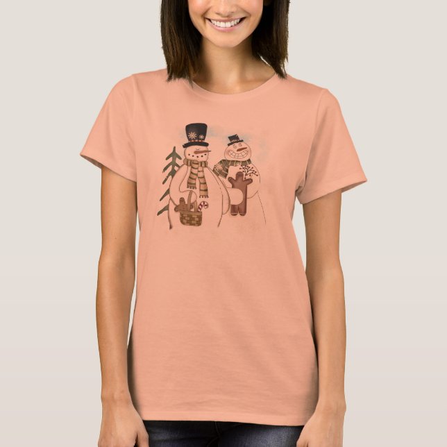 T-SHIRT GINGERBREAD SNOWMAN (Devant)