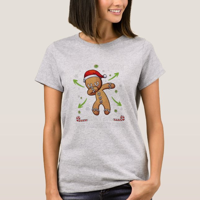 T-shirt Gingerbreads Dear Santa They Are The Naughty Ones (Devant)