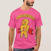Gingersher Funny Gingerbread Homme Gym Bodybuildin