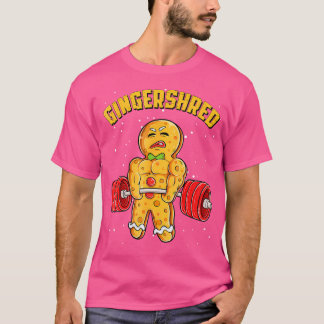 T-shirt Gingersher Funny Gingerbread Homme Gym Bodybuildin