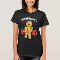 Gingersher Funny Gingerbread Homme Gym Bodybuildin