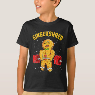 T-shirt Gingersher Funny Gingerbread Homme Gym Bodybuildin