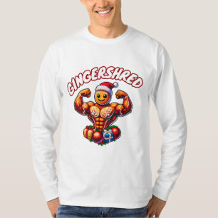 T-shirt Gingery Bodybuilder Noël Funny Holiday Gym