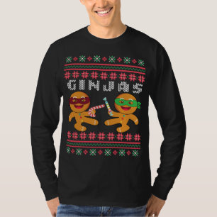 T-shirt Ginjas Gingerbread Hommes laide de Noël