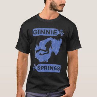 T-shirt Ginnie Springs Thirt Cave Plongée Caverne Chemise