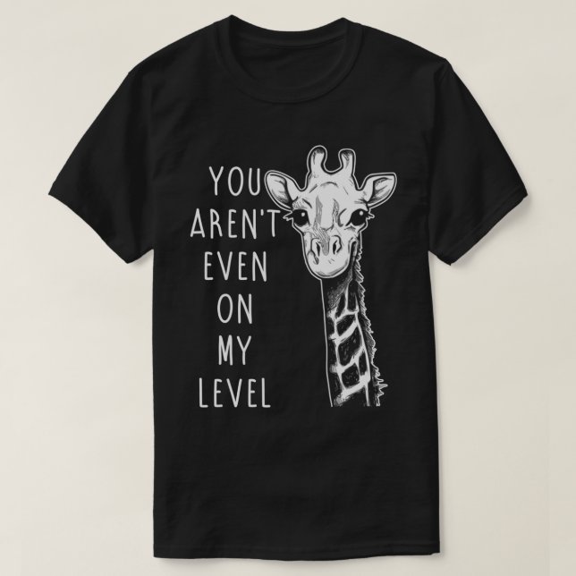 T-shirt girafe 4 (Design devant)