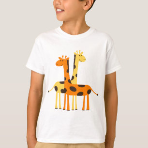 T-shirt girafe afrique safari faune