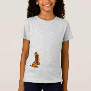 T-Shirt Girafe amatrice de livres