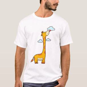 T-shirt Girafe aux nuages
