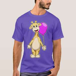 T-shirt Girafe avec ballon 2