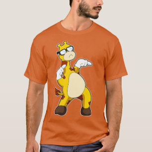 T-shirt Girafe avec lunettes de soleil 2