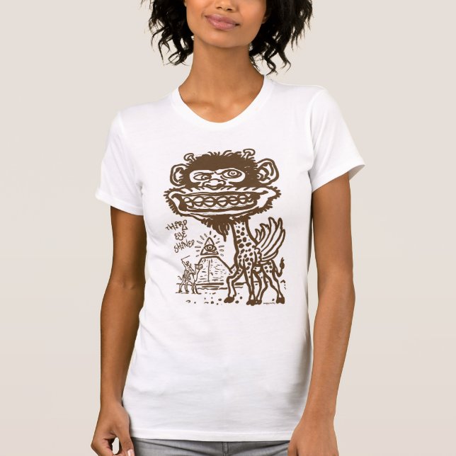 T-shirt Girafe Bizarre en Egypte (Devant)