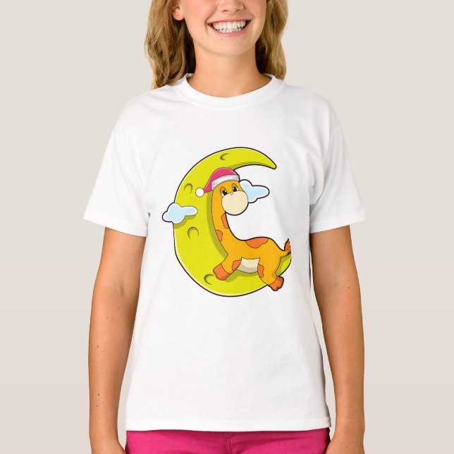 T-shirt Girafe chez Dormir avec la Lune (Devant)