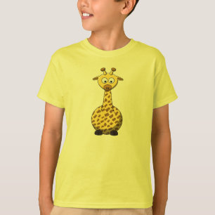 T-shirt Girafe de bande dessinée