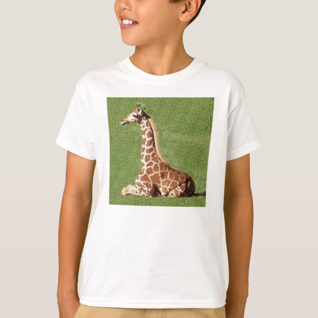 T-shirt Girafe de bébé (Devant)