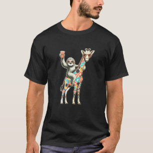 T-shirt Girafe de Paresse Coloré Fête Rave EDM Festival Ni