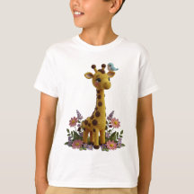 Girafe de printemps mignon en crochet - cadeau pou