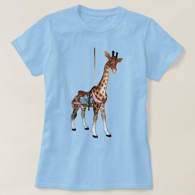 T-shirt Girafe d'écho de gorge (Design devant)