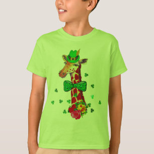 T-shirt Girafe du jour de St Patrick