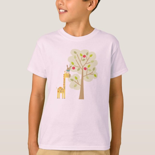 T-shirt Girafe et lapin (Devant)