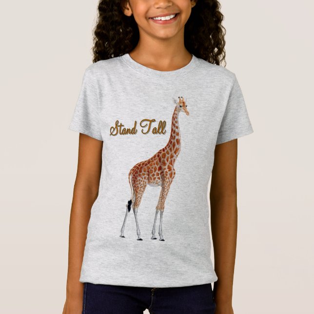 T-Shirt Girafe Fière  (Devant)