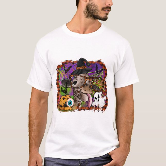 T-shirt Girafe Halloween (Devant)