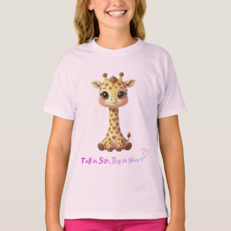 T-shirt girafe kawaii – Little Wild One